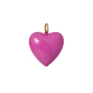 Roxanne Assoulin The Big Puffy Heart Charms Magenta